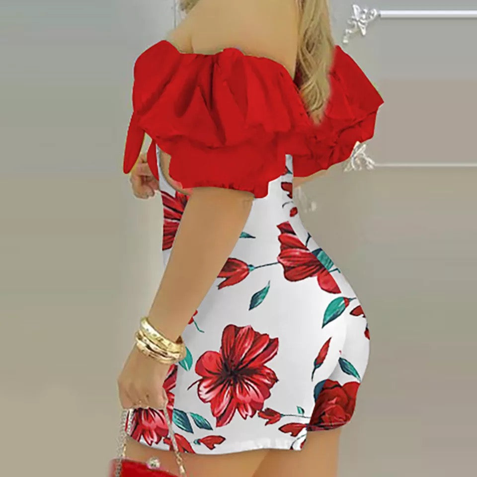 Floral Print Jumpsuit